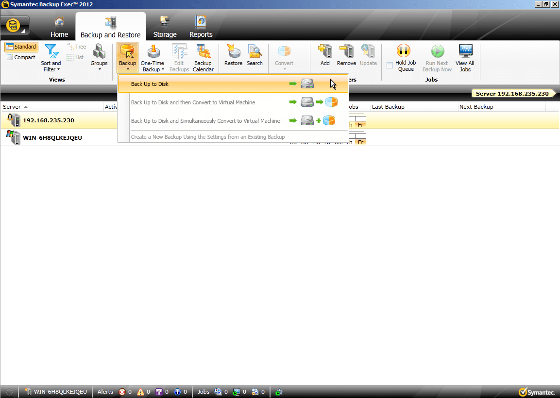How to run BackUp Exec 2012 with DSS V7 OpenE Knowledgebase